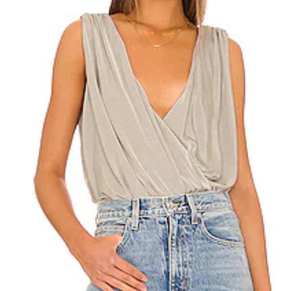 Free People NWT Night Owl Bodysuit